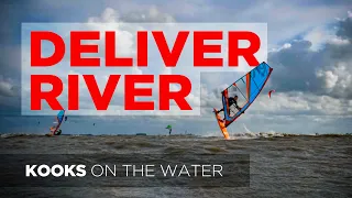 FLAKA GAME in DELIVER RIVER! I Freestyle Windsurfing Ivenfleth