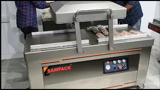 Double chamber Vacuum packaging machine,  Commercial Vacuum Packing machine for Bulk production