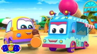 Колеса на грузовике с мороженым детей песня и обучающие видео для детей