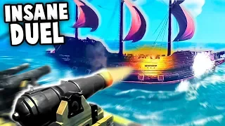 Most Dangerous PIRATE SHIP Duel in Sea of Thieves! (Sea of Thieves Beta Multiplayer Gameplay)