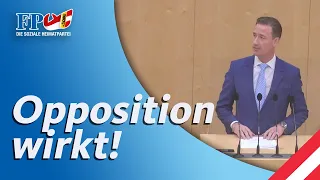 Volker Reifenberger (FPÖ): Opposition wirkt!