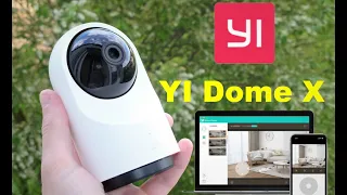 IP камера YI Dome X 1080P. AliExpress. Обзор+примеры видео и фото