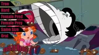 Toot Eats Strawberry Sweetcake - Drawn Together (S2E1) | Vore in Media