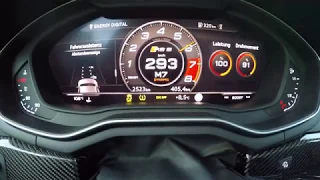 Brutal 0-318 km/h (0-199 mph) acceleration - HGP Audi RS5 B9 [615 hp] - German Autobahn