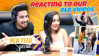 Reacting To Our Old Videos Ft. Jannat Zubair | New Year Special | @MrFaisu