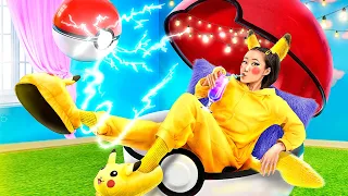 Pokemony w Prawdziwym Życiu! Przemiana Sekretnego Pokoju