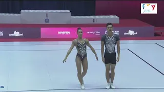 MP.Anastasiia Kurashvili. Stanislav Halaida. FIG World Cup. Final. 15.10.2023