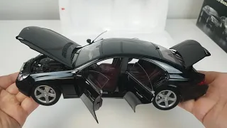 KYOSHO diecastcar 1/18scale Mercedes-Benz CLS500 black unboxing