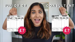 JUNIOR DOCTOR VS CONSULTANT SURGEON PAY SLIPS in the NHS 💸  | How much money do NHS doctors make?