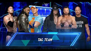 Team  Roman Reigns vs Team Drew mclntyre Steve Austin & Undertaker |WWE 2k24 Gameplay|Hindi