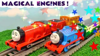 MAGICAL Engines Toy Train Stories with Thomas Trains and Funlings