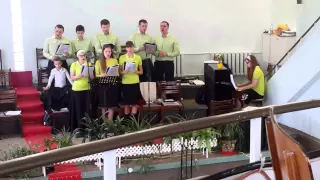 Наш молодежный хор. Пасха 2015