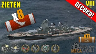 Zieten 8 Kills & 187k Damage | World of Warships Gameplay