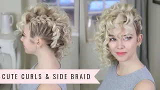 punk/80’s inspired Side Braid by SweetHearts Hair