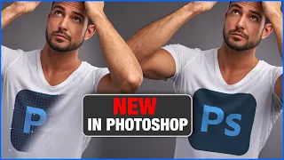 Wrap anything in Photoshop 2021, NEW Split Warp features