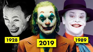This is how JOKER looked like through film history