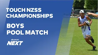 Hamilton Boys v Whangarei Boys | Boys | NZSS Touch Nationals