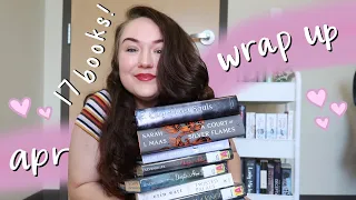 the 17 books i read in April // APRIL READING WRAP UP 2021: lots of ya fantasy book recommendations!