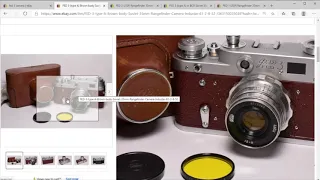 Price Check - Russian Camera Equipment Fed 3 Fed 6 Leica Copies USSR Made Cameras