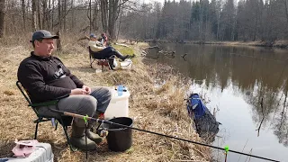 Открытие Сезона. Река Друть - Новое место. Фидер в Марте. Рыбалка с Ночевкой. Фидер на Друти.