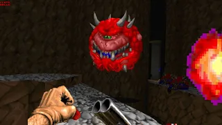 Doom 2: Hell on Earth - MAP26 The Abandoned Mines (100%)