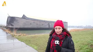 Holandês constrói réplica em tamanho real da Arca de Noé