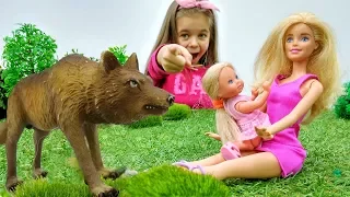 Мультик Барби - Штеффи заблудилась в лесу! Развивающие игры