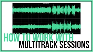 How To Work With Multitrack Sessions In Adobe Audition - Audition Tutorial