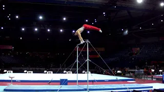 JIMSHELEISHVILI Ioane (GEO) - 2019 Artistic Worlds, Stuttgart (GER) - Qualifications Horizontal Bar