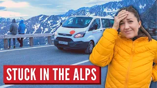 Stuck in the Alps: Austria to Italy - Van Life Winter Road Trip | Ep 4