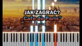 Dawid Kwiatkowski - Café de Paris 🎹 Piano Tutorial | Nuty 🔥 ŁATWE 🎹