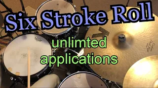Essential Stickings for Drum Set | 6 Stroke Roll | Drum Lesson and Application