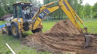 начал стройку второго дома, подготовка под фундамент, далее погреб