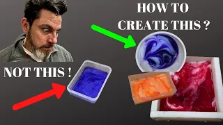 How to Create & Keep Swirls in Epoxy Resin after its set? - I Try The FREEZER METHOD! ❄