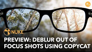 Preview | Deblur Out of Focus Shots Using CopyCat With @AlfieVaughan