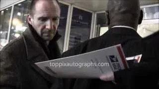 Ralph Fiennes - Signing Autographs at an 'Invisible Girl' Event in NYC