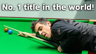 An incredibly exciting battle of two geniuses! Ronnie O'Sullivan!