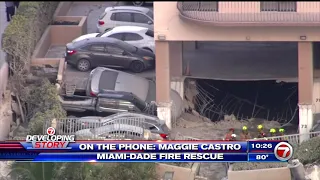 Interview with Miami-Dade Fire Rescue about rescue efforts
