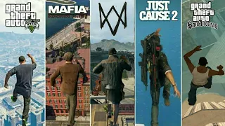 Jumping From HIGH PLACES in OPEN WORLD Games (2001-2021)