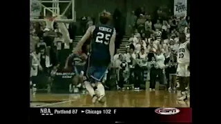 #19 Xavier vs #15 Creighton - David West vs Kyle Korver: 12/31/2002 (SportsCenter Highlight)