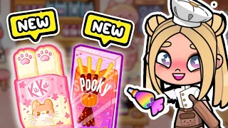 WOW! NEW FOOD RECIPES in Avatar World 🤩 Secret food, KitKat, Pocky, Desserts and more | New Update