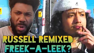 RUSSELL! - SWEETEY PABLO FREESTYLE (Freek-A-Leek Remix) REACTION VIDEO #russell  #reaction #canada
