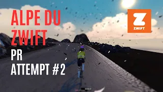 Zwift - Alpe Du Zwift PR Attempt #2