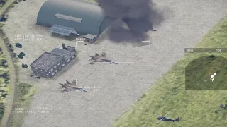 On Sunday, Bayraktar TB2 Drone bombed Russian Military Airfield with Jets & Attack Helicopters