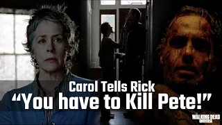 Carol Tells Rick "You Have to Kill Pete!" - The Walking Dead Season 5