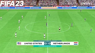 FIFA 23 | USA vs Netherlands - FIFA Women's World Cup - Full Gameplay