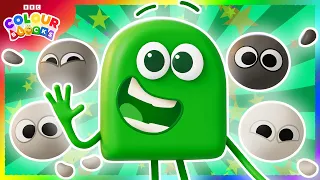 Many Shades of Green! | Kids Learn Colours | Colourblocks