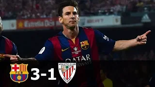 FC Barcelona vs Athletic Bilbao 3-1 Highlights (CDR Final) 2014-15 HD 720p (English Commentary)