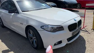 BMW 5 series в кузове F10, 2014 года - смена цвета и целый комплекс услуг