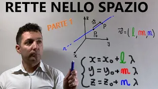 Retta nello spazio :forma cartesiana e parametrica , rette parallele , rette perpendicolari